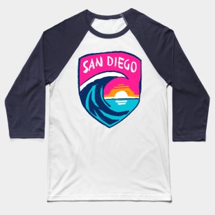 San Diego Waveeee FC 02 Baseball T-Shirt